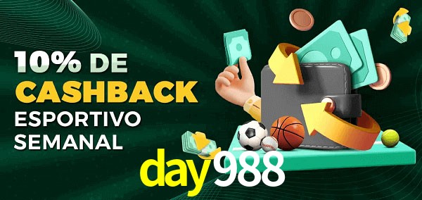 10% de bônus de cashback na day988